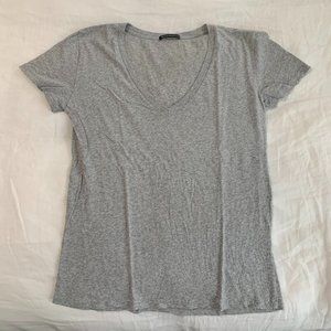 Brandy Melville Short Sleeve V-Neck Top